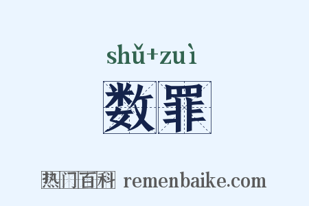 数罪是什么意思的图片